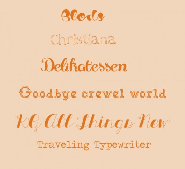 Typography. Rustic party