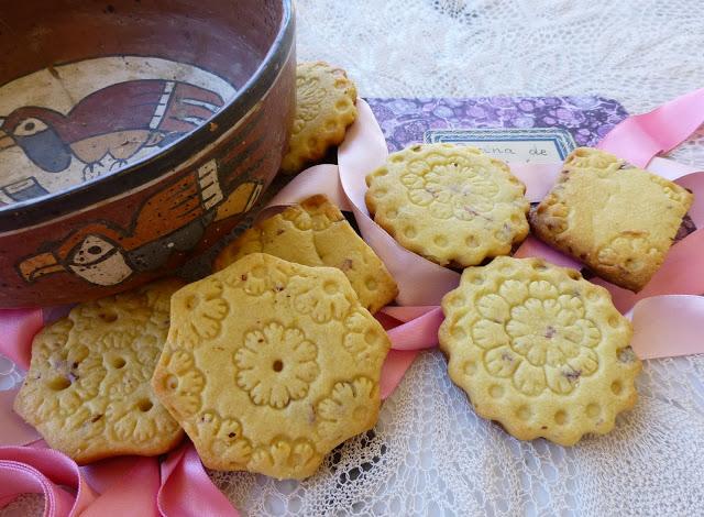 Galletas de Pétalos de Rosa y Naranja