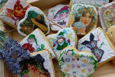 Galletas de Pétalos de Rosa y Naranja