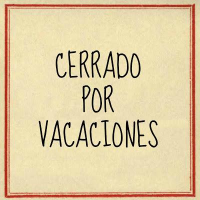 Cerrado por vacaciones