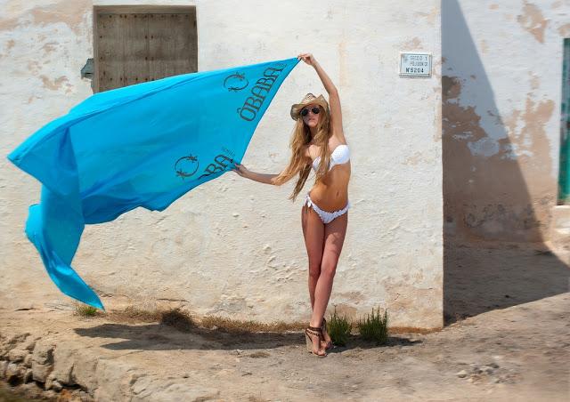 Vamos a la playa con la sábana de Ôbaba París