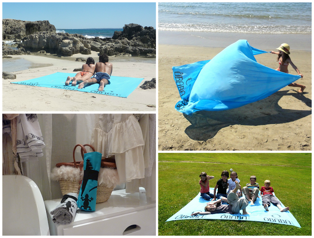 Vamos a la playa con la sábana de Ôbaba París
