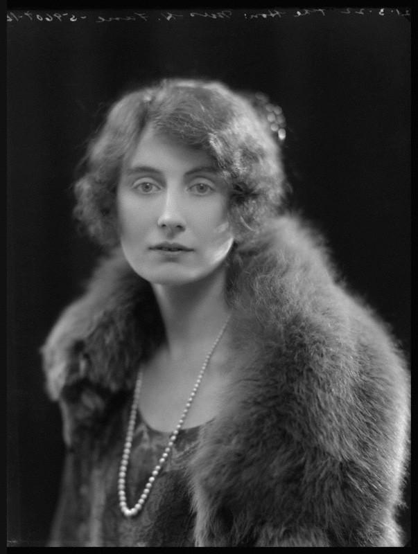 Hon. Harriet Fane (née Hepburn-Stuart-Forbes-Trefusis), by Bassano, 21 March 1922 - NPG  - © National Portrait Gallery, London