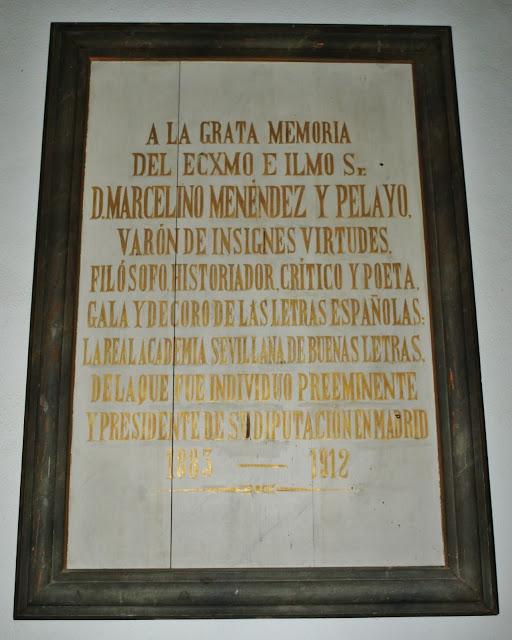 La Casa de los Pinelo (7): lápidas de la Academia de Buenas Letras.