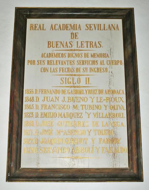 La Casa de los Pinelo (7): lápidas de la Academia de Buenas Letras.