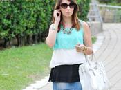 Look day: Tricolor Blouse