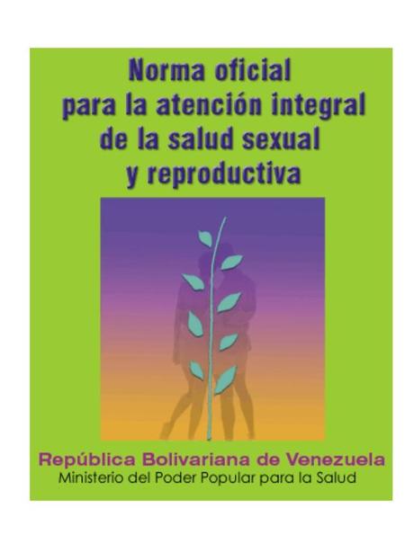 Normas de Atención de la Salud Reproductiva en Venezuela