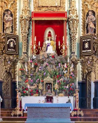 Cultos y salida procesional de la Divina Pastora de san Dionisio de Jerez.