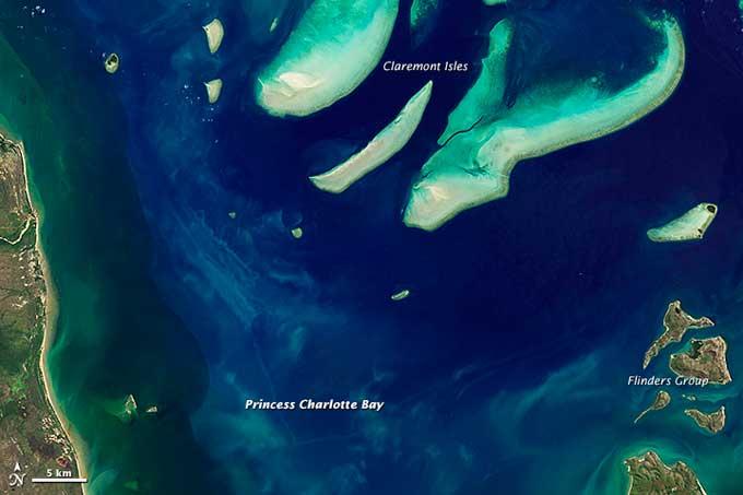 arrecifes de coral Princess Charlotte Bay, en Australia