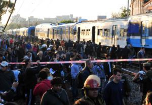 Choque ferroviario en Castelar