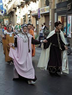 El Palio de los normandos en Piazza Armerina