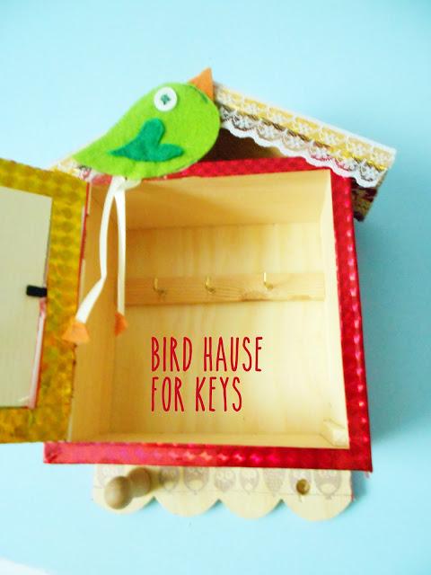 Casa de pájaros para llaves