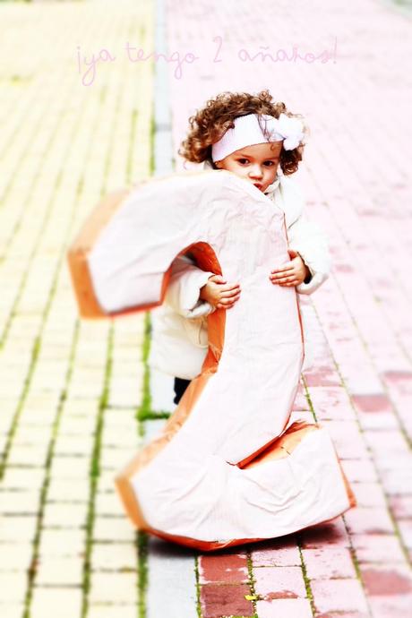 Nadia hace dos añitos