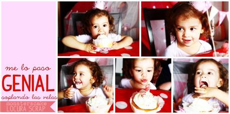 Nadia hace dos añitos