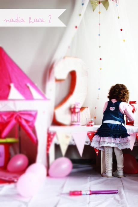 Nadia hace dos añitos