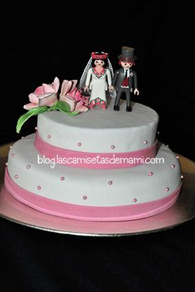 Una tarta de boda con novios de Playmobil - Paperblog
