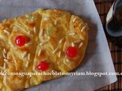 Coca sant joan crema pastelera fruta confitada