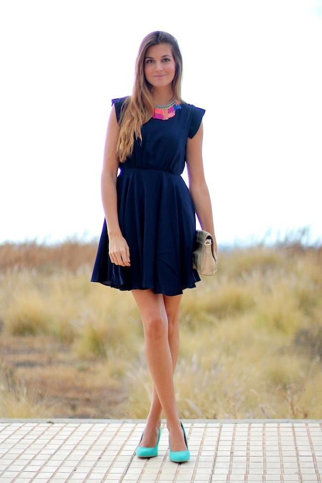 Lady in navy