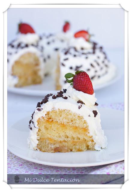 Tarta bizcocho de Yogurt