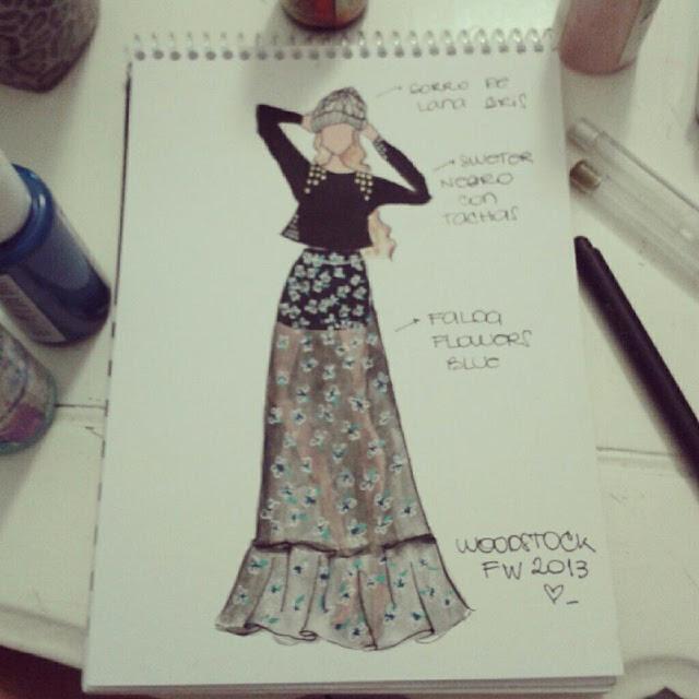 Adelanto Colección Otoño-Invierno 2013 Woodstock diseño independiente