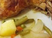 Receta Pollo horno verduras