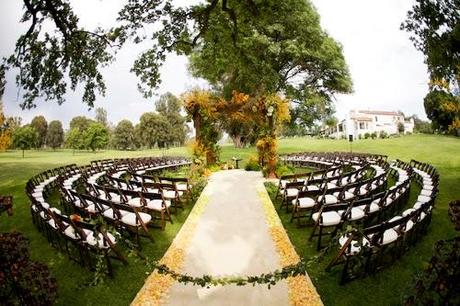 Ceremonia Civil Boda: asientos en círculo o semicírculo