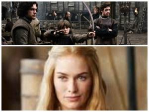 Hermanos Stark y Cersei