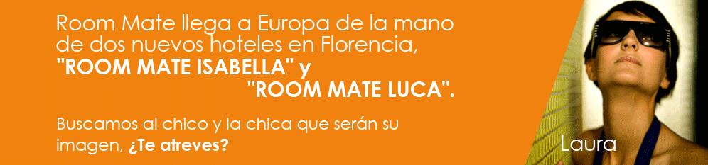 ¿Quieres ser la nueva imagen de Room Mate Hoteles en Florencia?