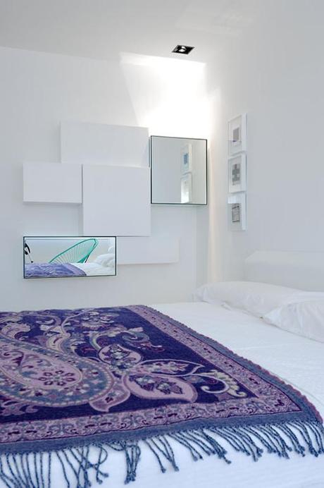 Interiorismo de un ático en la urbanización diseñada por A-cero en Ibiza