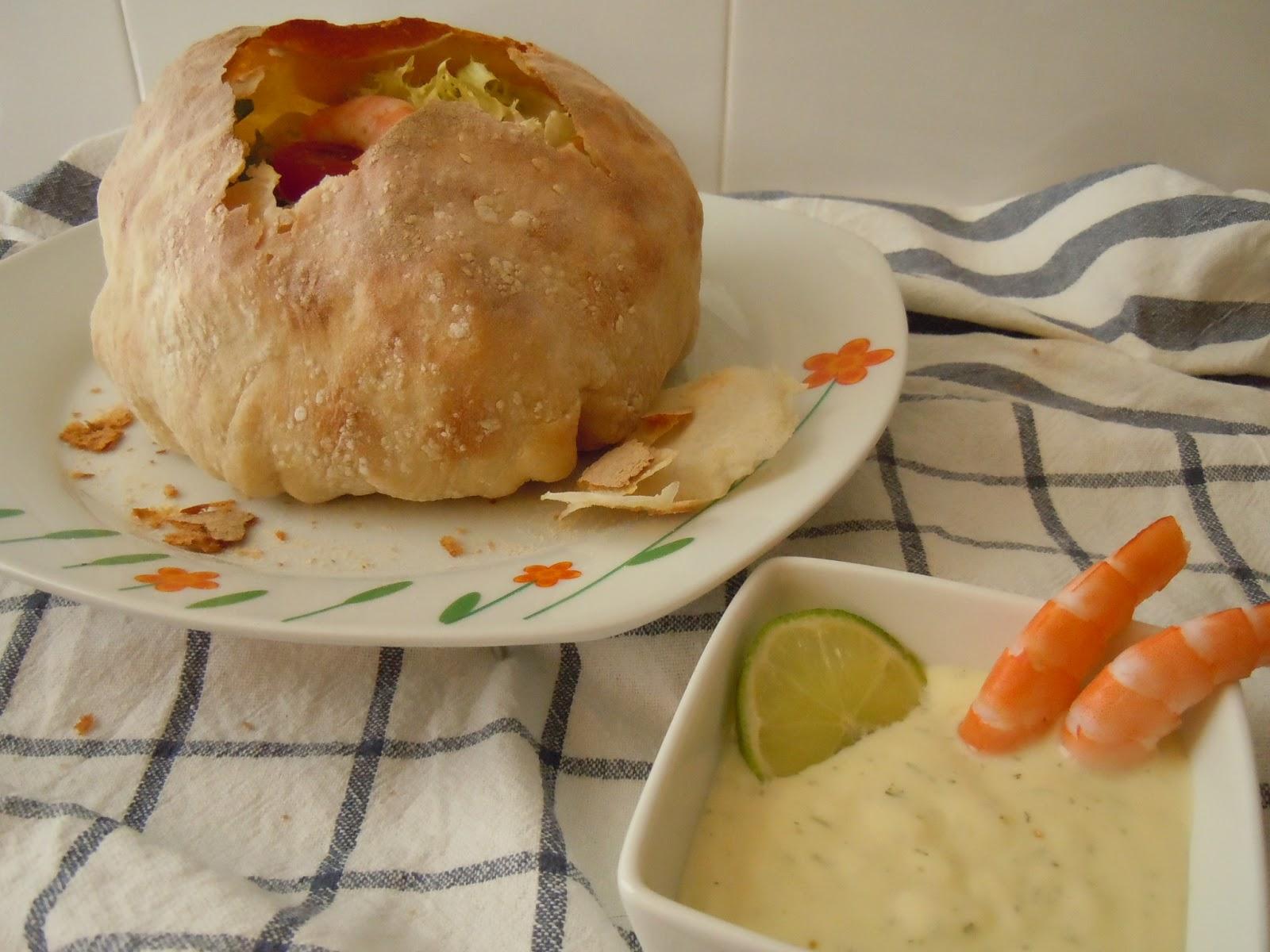 Pan Kinder con salsa vinagreta casera - Desafío en la cocina Especial verano