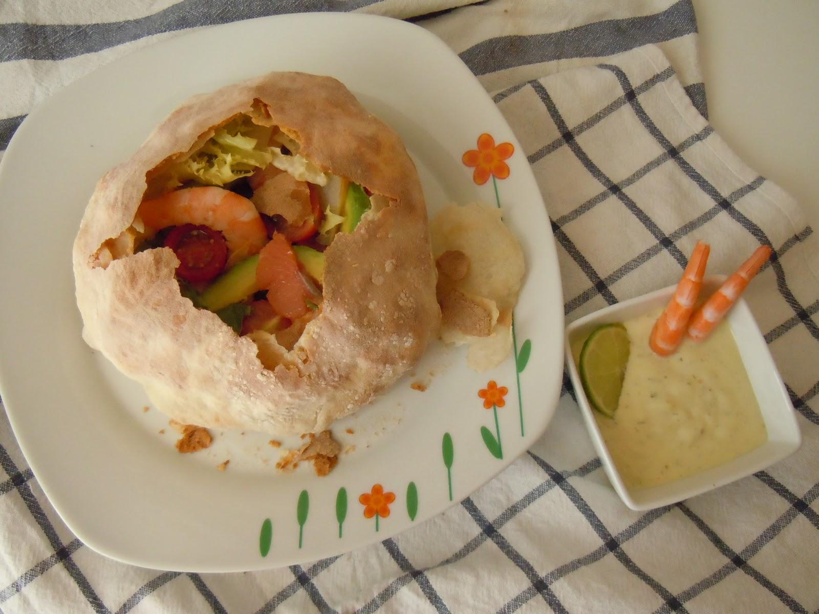 Pan Kinder con salsa vinagreta casera - Desafío en la cocina Especial verano