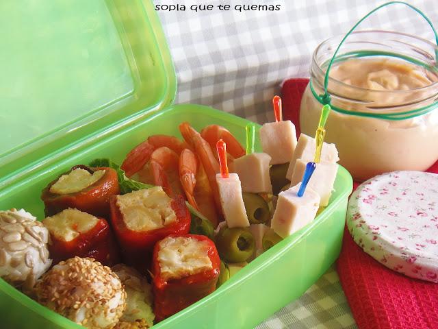 BENTO JAPONÉS AL ESTILO  ESPAÑOL