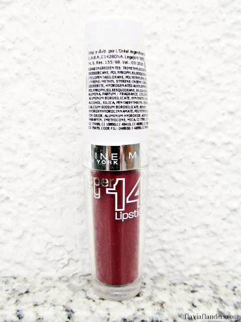 MAYBELLINE SUPERSTAY 14HS LIPSTICK IN TIMELESS CRIMSON