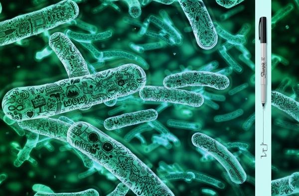 Sharpie Microscopic green