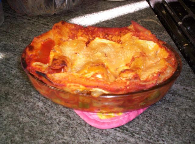 Receta: Lasagna semi vegetariana (mi version)