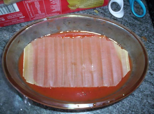 Receta: Lasagna semi vegetariana (mi version)