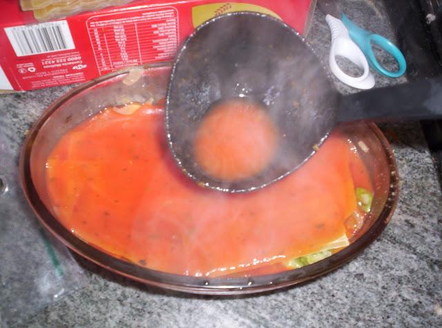 Receta: Lasagna semi vegetariana (mi version)