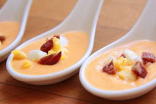 Receta Salmorejo Cordobés y sus Valores Nutricionales..rico rico muy sano