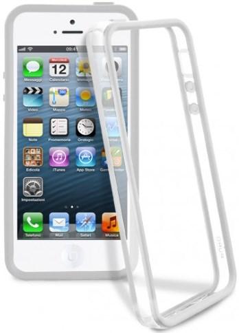 Bumper de Puro para iPhone 5 de color blanco