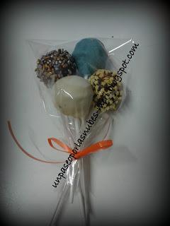 CAKE POPS con y sin chocolate