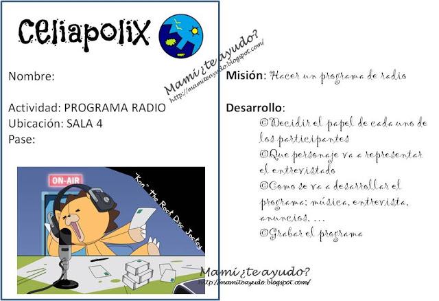 Celiapolix: reportaje o programa de radio?