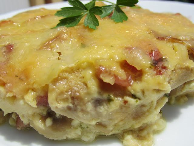 Champiñones al gratén