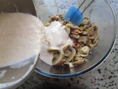 Champiñones al gratén