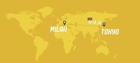 De Milán a Tokyo en metro y en unos segundos para promocionar servicios de Internet milan tokyo map