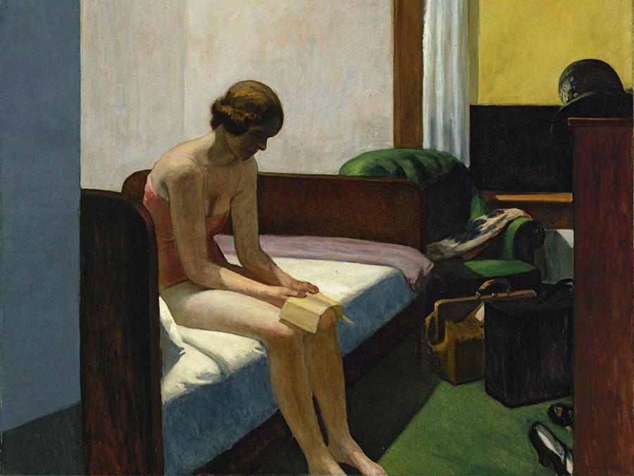 Habitación de hotel, 1931. Edward Hopper