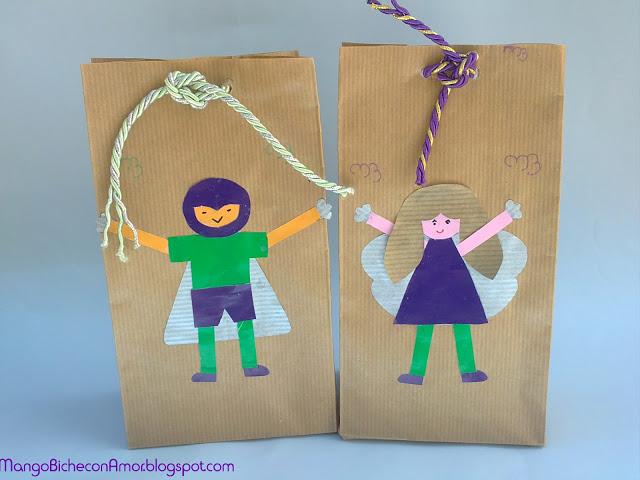 bolsa de papel craft