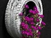 Neumáticos Reciclados, Maceteros para Jardín