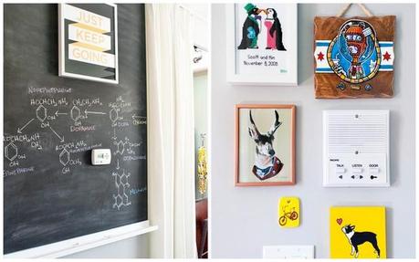 Retro,clasico y muy personal. En casa de Kim y Scott