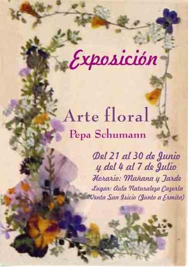 Cartel Exposición de Arte Floral
