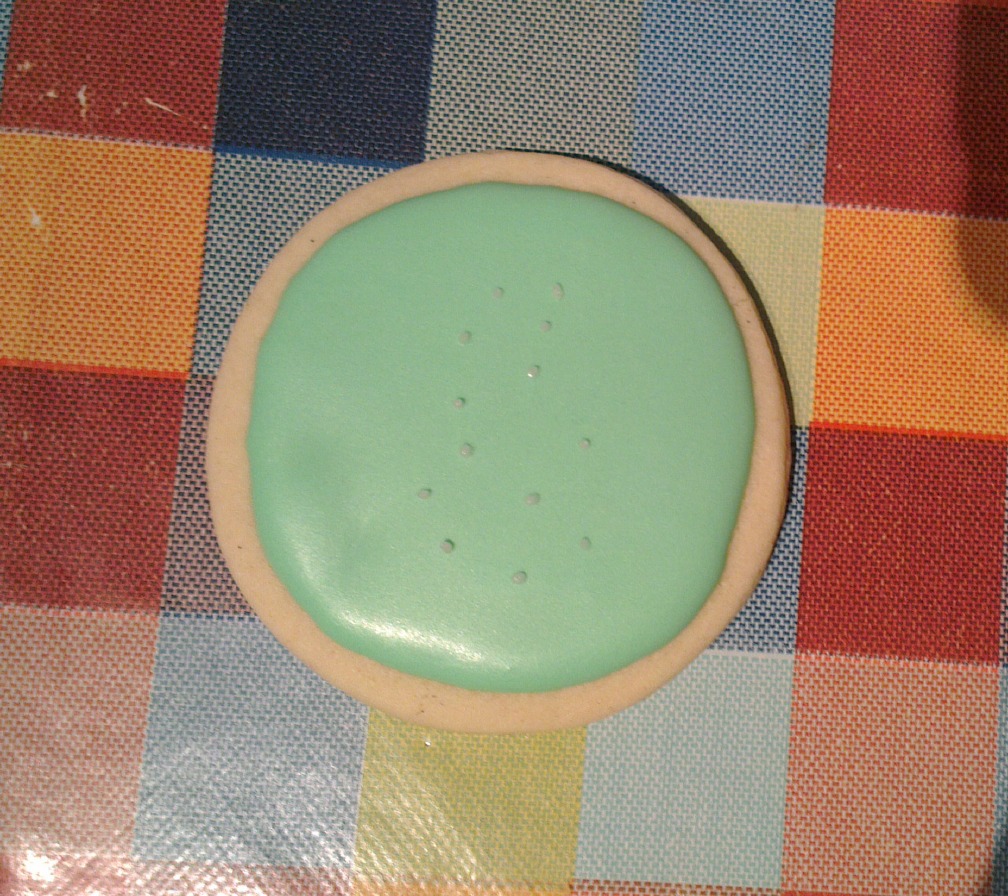 ♥ Cómo hacer un transfer con glasa para decorar galletas